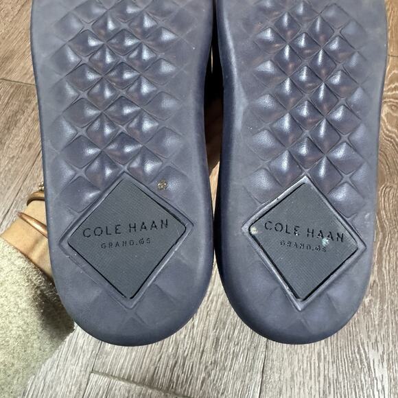 Cole Haan Grandpro Black Blue Leather Slip On Slides Sandals Sz 9 M main image 6